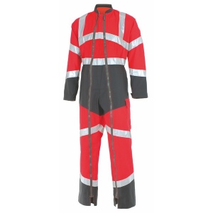 Combinaison 2 zip fluo safe 9