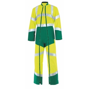 Combinaison 2 zip fluo safe 4