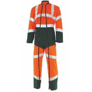 Combinaison 2 zip fluo safe 10
