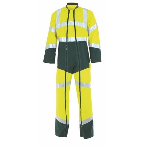 Combinaison 2 zip fluo safe 6