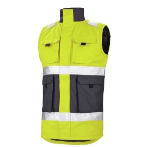 Bodywarmer mixte fluo tech