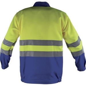 BLOUSON PHILIPPE HV Bleu/Jaune 2