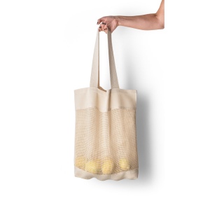 MUMBAI. Sac en maille 100% coton (180 g/m²) 6