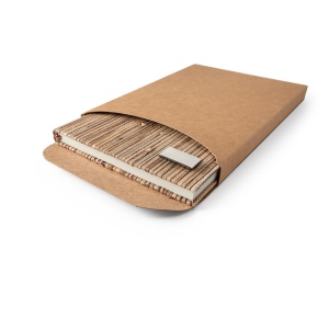 NERUDA. Bloc-notes A5 avec couverture rigide en fibre de paille naturelle 6