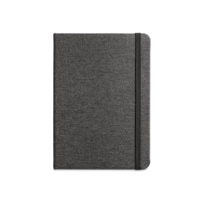 BOYD. Bloc-notes de notes A5 en polyester recyclé (100% rPET) avec pages lignées 10