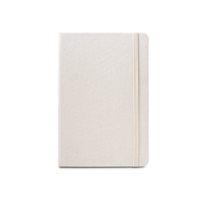 BOYD. Bloc-notes de notes A5 en polyester recyclé (100% rPET) avec pages lignées 12