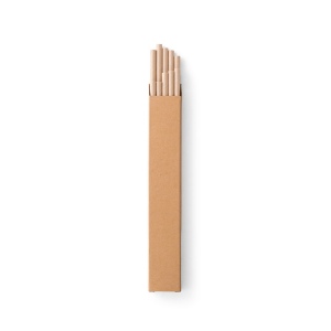 LAMONE. Lot de 10 pailles en papier kraft 5