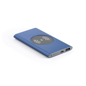 CASSINI. Power bank 4 000 mAh avec chargeur sans fil 5W en aluminium recyclé (100 % rAL) 3