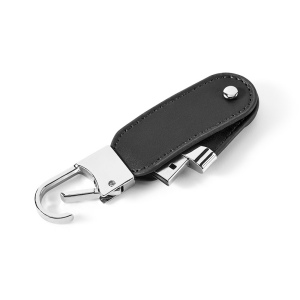 BRAGG 8GB. Clé USB 8GB en PU avec clip mousqueton 5