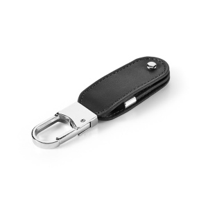BRAGG 8GB. Clé USB 8GB en PU avec clip mousqueton 2