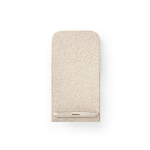 ENGLERT. Support pour smartphone avec chargeur sans fil rapide 10W en ABS recyclé (70 % rABS) et fibre de paille de blé 5