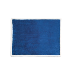 HEIDEN. Couverture polaire réversible (190 g/m²) avec ruban de satin et carte personnalisée 9