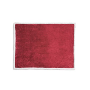 HEIDEN. Couverture polaire réversible (190 g/m²) avec ruban de satin et carte personnalisée 10
