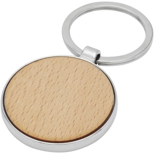 Porte-clés rond Moreno en bois de hêtre 2