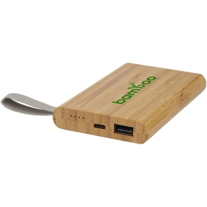 Batterie de secours Tulda de 5 000 mAh en bambou 4