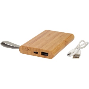 Batterie de secours Tulda de 5 000 mAh en bambou 7