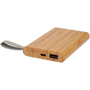 Batterie de secours Tulda de 5 000 mAh en bambou 2