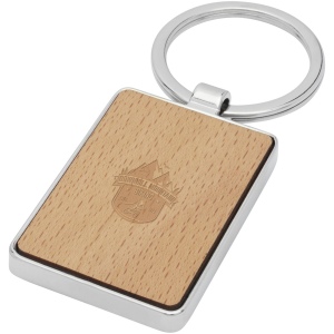 Porte-clés rectangulaire Mauro en bois de hêtre 3