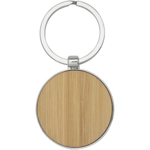 Porte-clés rond Nino en bambou 3