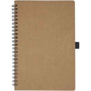 Carnet Cobble A5 à spirales en carton recyclé avec papier de pierre 3