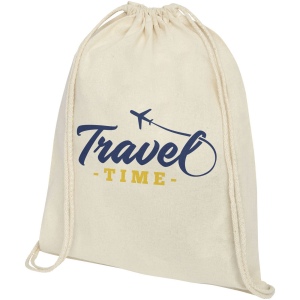 Sac à dos Oregon en coton de 140 g/m² avec cordon de serrage 5L 23
