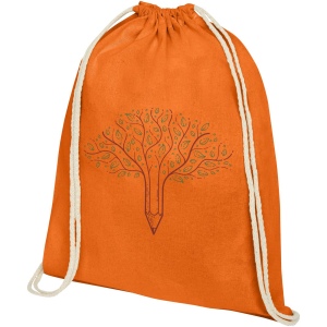 Sac à dos Oregon en coton de 140 g/m² avec cordon de serrage 5L 25