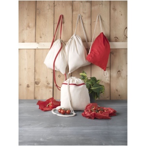 Sac à dos Oregon en coton de 140 g/m² avec cordon de serrage 5L 34