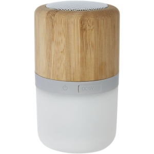 Haut-parleur Bluetooth® Aurea en bambou avec lumière 6