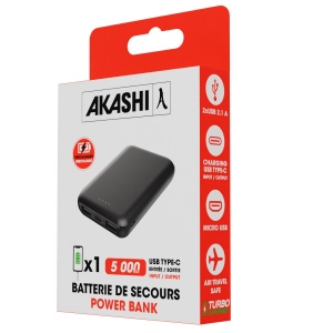 KAITO - BATTERIE DE SECOURS ULTRA COMPACTE - 5000 MAH NOIRE 4
