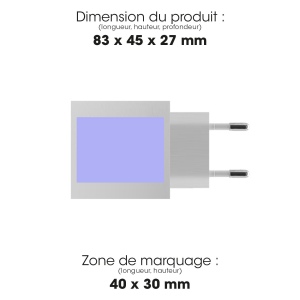 SHI - TURBO CHARGEUR SECTEUR 4 USB 5A - BLANC 2