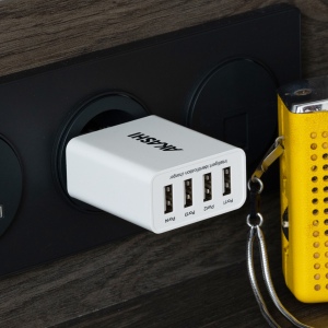 SHI - TURBO CHARGEUR SECTEUR 4 USB 5A - BLANC 4