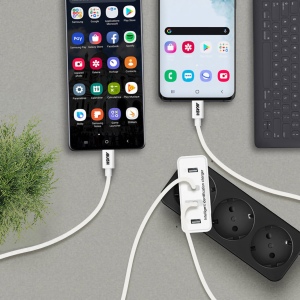 SHI - TURBO CHARGEUR SECTEUR 4 USB 5A - BLANC 6