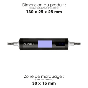 SAYO - CÂBLE USB 3 EN 1 AVEC FONCTION BATTERIE DE SECOURS 2600 mAh 2