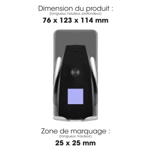 KONTAKUTO - SUPPORT VOITURE AUTOMATIQUE AVEC CHARGE RAPIDE SANS FIL 15W 2