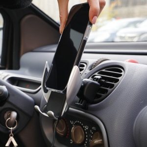 KONTAKUTO - SUPPORT VOITURE AUTOMATIQUE AVEC CHARGE RAPIDE SANS FIL 15W 6