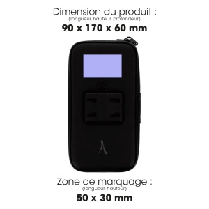 AME - SUPPORT VELO/MOTO/TROTTINETTE ETANCHE POUR SMARTPHONE JUSQU’À 6,5" 2
