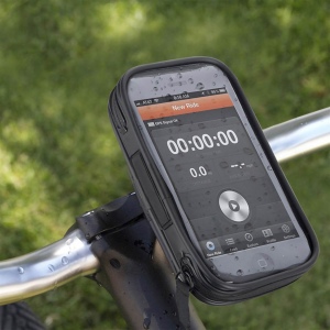 AME - SUPPORT VELO/MOTO/TROTTINETTE ETANCHE POUR SMARTPHONE JUSQU’À 6,5" 6