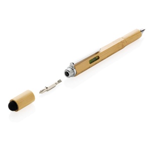 Boîte à outils 5 en 1 en bambou 4