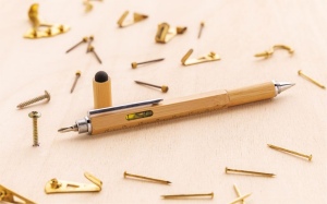 Boîte à outils 5 en 1 en bambou 6
