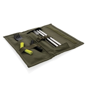 Set pailles 2 pcs et couverts Tierra 16
