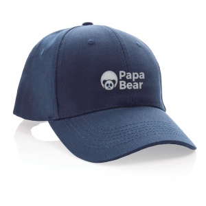 Casquette 6 panneaux en coton recyclé 280gr IMPACT 55