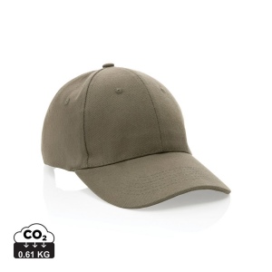 Casquette 6 panneaux en coton recyclé 280gr IMPACT 6