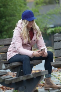 Casquette 5 panneaux en coton recyclé 280gr IMPACT 40