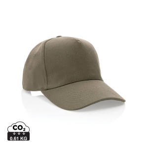 Casquette 5 panneaux en coton recyclé 280gr IMPACT 6