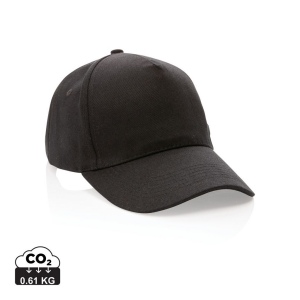 Casquette 5 panneaux en coton recyclé 280gr IMPACT 2