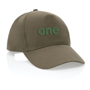 Casquette 5 panneaux en coton recyclé 190gr IMPACT 43