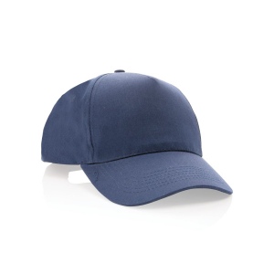 Casquette 5 panneaux en coton recyclé 190gr IMPACT 49