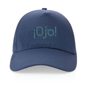Casquette 5 panneaux en coton recyclé 190gr IMPACT 53