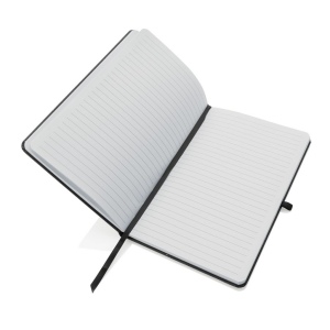 Carnet A5 à couverture rigide en cuir recyclé GRS 5