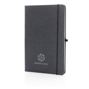 Carnet A5 à couverture rigide en cuir recyclé GRS 9
